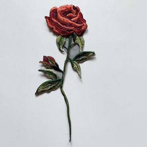 Рекламный подарок «Сделай сам», одежда, шитье, обивка с розами, аппликация, аппликация, вышивка, украшение, пришив на платье, цветочные патчи - Product Image 4