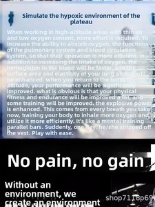 높은 고도 심폐 운동 산소 마스크 달리기를위한 낮은 유산소 혐기성 훈련 EVA 재료 - Product Image 3