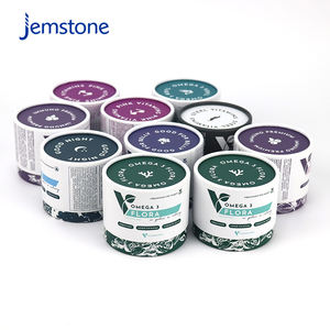 Tube en papier de qualité alimentaire recyclable sur mesure, capsule, thé en vrac, tube en carton kraft, poudre de protéines, conteneur en papier - Product Image 1