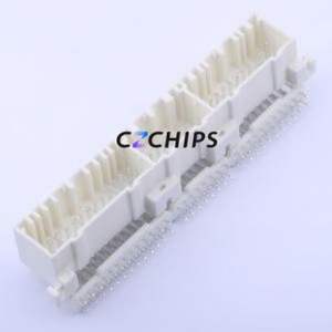 K178760WR-2x32-PTSN Automotive Connector Bent Lead Through Hole Connector 64P 5mm 2 Right Angle Insert - Product Image 1