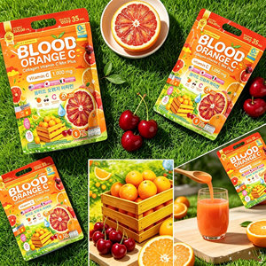 Mélange de boisson au collagène et à la <span class=keywords><strong>vitamine</strong></span> <span class=keywords><strong>C</strong></span> <span class=keywords><strong>liposomale</strong></span> à l'orange sanguine, OEM/ODM, 1000 mg de collagène et de peptides de <span class=keywords><strong>vitamine</strong></span> <span class=keywords><strong>C</strong></span>, 35 bâtonnets – Meilleures ventes - Product Image 3