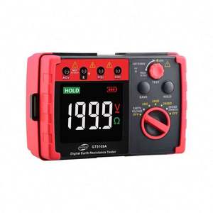 เครื่องวัดความต้านทานดินดิจิตอลแบบพกพา0ถึง2000โอห์มอุปกรณ์ทดสอบกราวด์ - Product Image 2