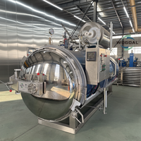 Nouvel Autoclave Horizontal Automatique à Vapeur avec Contrôle SIEMENS en Acier Inoxydable de Haute Qualité pour Aliments et Conserves