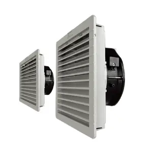 Snelle Installatie Regenbestendige AC Ventilator Luchtventilatie Units Met Cascade Sluiter Voor Elektrische Kast Ip55 Bescherming