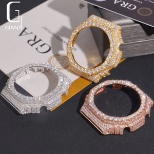 Boîtier de montre en argent sterling 925 avec diamants en moissanite glacés à la mode GA2100, VVS, hip-hop, pour hommes et femmes - Product Image 1