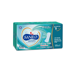 Sanilo Maxi Dry Panty Liner Cottony 180MM 20 Piezas Suave Cómodo Absorbente Protección Diaria Para Mujeres - Product Image 5