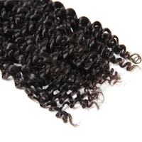 Cheveux pré-gonflés DX400 Springy Afro Twist 1B Marley Hair, torsadés, style Kinky Cuban Twist, pour crochet, pré-séparés, en vrac