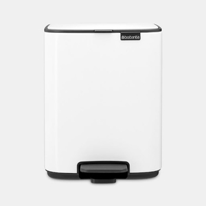 Cestino a Pedale Brabantia Cubo 4 L Bianco per Rifiuti da Cucina - Product Image 1