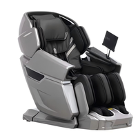 Fauteuil de massage haut de gamme, corps entier, zéro gravité, 4D, rail SL, chauffage, rouleaux pour les pieds