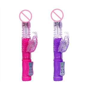 Medische Siliconen Tpe Materiaal Vibrerende 360 Rotatie Stoten Vibrerende Konijn <span class=keywords><strong>Dildo</strong></span> Bij Vibrators Voor Vrouwen Realistische Seksspeeltjes - Product Image 3