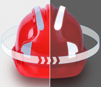 Casque de Sécurité Style JSP en Matériau ABS pour Construction Industrielle avec Bande Réfléchissante