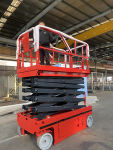 WELIFTRICH Plate-forme élévatrice à ciseaux aérienne automotrice Mobile Heavy Duty 14m Ciseaux Ascenseur 300kg Capacité de charge Alimenté en courant alternatif - Product Image 2