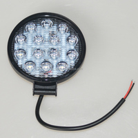 Éclairage extérieur automobile 4 pouces 6000K 14LED 42W 3030 24V 12V Spot LED Lumière de travail pour véhicule tout-terrain 4x4 Camion Tracteur Bateau Remorque