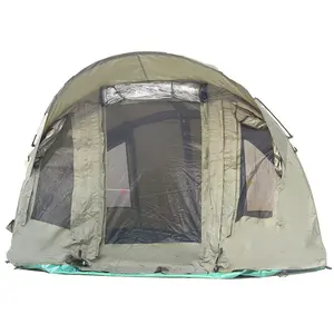 Selco-tienda de campaña inflable impermeable para 2 personas, carpa de pesca de carpa con envoltura, 210 PU, 4 estaciones