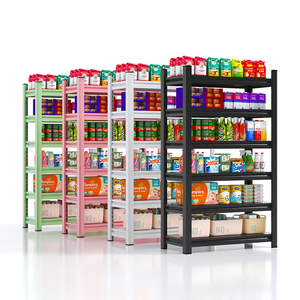 산업용 조명 의무 창고 차고 보관 선반 금속 도구 랙 홈 슈퍼마켓 선반 - Product Image 6