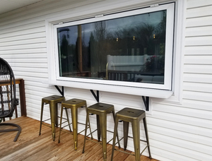 Deda-Marco de ventana de aleación de aluminio, barra de comedor, ventanas puntales de Gas, manual, 90 grados, toldo hacia arriba - Product Image 6