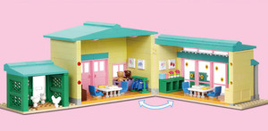Bloques de Construcción de la Escuela Infantil de Crayon Shin-chan, Juguete de Ensamblaje de Escenas de Anime para Niños - Product Image 3