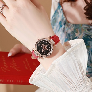 Reloj de Pulsera de Cuarzo de Aleación Personalizado al por Mayor, Deportivo, de Negocios, para Mujer, Minimalista, con Números Arábigos y Puntero de Mariposa - Product Image 6