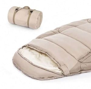 Free Sample Custom Outdoor Camping Cold Weather Adult polyester <b>Sleeping</b> <b>Bag</b> - Product Image 3