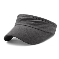Bandeau de tennis unisexe en coton casquette pare-soleil réglable chapeau avec logo personnalisé pour les sports de plein air pêche petit quantité minimale de commande pour le cyclisme