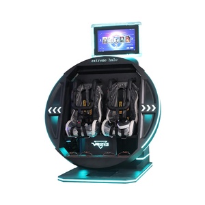 9D VR Simul เครื่องเล่นคู่ในร่มหมุนได้360องศาจำลองเสมือนจริงรัศมีสุดขั้ว - Product Image 1