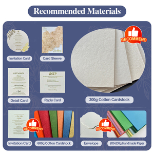 Inviti di Nozze di Lusso Eleganti con Design Personalizzato e Colore, Carta Artistica in Velluto Tagliata al Laser, Stampa a Caldo - Product Image 6