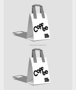 Bolsa Térmica Personalizada Desechable de Tela No Tejida para Comida para Llevar, Bebidas Frías y Calientes, <span class=keywords><strong>Café</strong></span>, Empaque para Restaurante, Bolsa para Llevar para Entrega de Vasos - Product Image 4