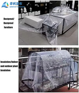 Bâche en PVC transparente tissée sur mesure, anti-boulochage, imperméable, écologique, pour <span class=keywords><strong>pergola</strong></span> extérieure, protection contre la pluie, auvent de véranda, balcon, pour filles - Product Image 4