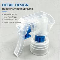 Bouchons de bouteilles en plastique écologiques pour usage cosmétique, dentifrice, shampoing, crème de douche, désinfectant pour les mains, fournis directement par l'usine