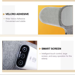 Портативный массажер для ног и икр с воздушной компрессией и подогревом, расслабляющий массажный аппарат для ног, портативный массажер для икр - Product Image 3