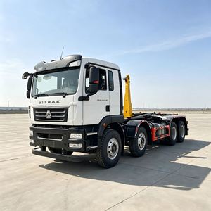 Camion benne à bras articulé Sinotruk Sitrak 8x4 pour la collecte des déchets lourds - Product Image 2