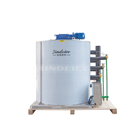 Prix usine Machine à glace en paillettes 15 tonnes Évaporateur résistant à l'eau salée et aux chocs pour l'industrie pêchère