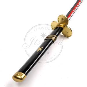 Espada de Juguete de Bambú Negra de Zoro de MS Anime, Set para Cosplay y Exhibición - Product Image 4