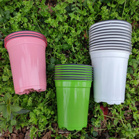 Pp plastique cultiver des pots de fleurs décoration de la maison petit pot de pépinière de semis en plastique