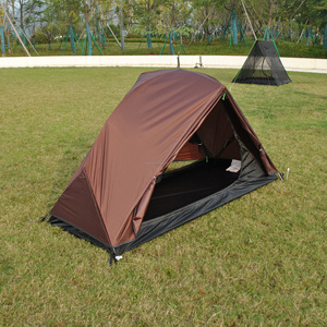 <span class=keywords><strong>Tenda</strong></span> Monoposto per <span class=keywords><strong>Campeggio</strong></span>, Escursionismo, Alpinismo, Caccia e Backpacking, <span class=keywords><strong>Tenda</strong></span> 4 Stagioni Resistente al Vento, alla Pioggia e Impermeabile - Product Image 5