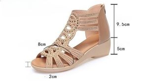 Nuevas Sandalias de Mujer con Punta Abierta, Transpirables, de Verano, con Plataforma y Suela Gruesa, Sandalias de Plataforma con Plantilla de PU Calada para Mujer - Product Image 5