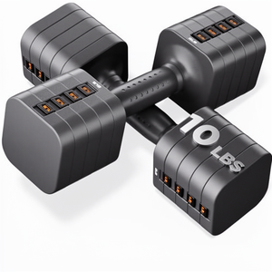 CZFITAdjustable <b>Dumbbell</b> Set 2 Each 10 Lbs Lightweight Women's Double Locking Protection Versatile Hand <b>Weights</b> Home Gym - Product Image 1