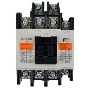 Fuji Duo Series SC-E Contactors 3P 25A 220V Standard Type Magnetic Contactor SC-E05P-CF AC220V