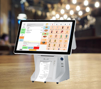 Máquina Registradora de caja registradora con sistema POS de pantalla táctil HD con impresora Windows/Android Garantía de 3 años para quiosco de punto de venta