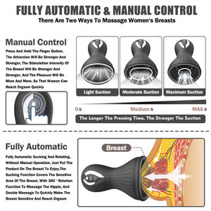 Masturbador de pecho de succión fuerte, Copa vibradora para mujer, pezón, productos para adultos, Juguetes sexuales chinos para estimulación del clítoris femenino - Product Image 3