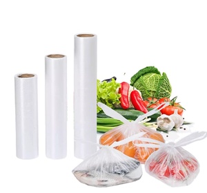 Custom Plastic <b>Foldable</b> Supermarket Eco <b>Shopping</b> Rolling Food Grocery <b>Shopping</b> Packaging <b>Bag</b> On Roll - Product Image 1