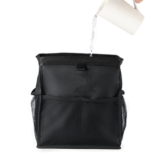 Pieghevole impermeabile in Nylon per auto barca appesa cestino pattumiera sacchetto del bidone della spazzatura con tasca a rete tasca organizzatore 1pc/poli sacchetto - Product Image 1