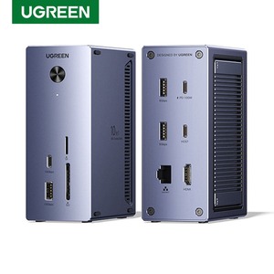 Base de Conexión <span class=keywords><strong>USB</strong></span> UGREEN 10 en 1, Carcasa para SSD M.2 NVMe, <span class=keywords><strong>HUB</strong></span> <span class=keywords><strong>USB</strong></span>-<span class=keywords><strong>C</strong></span> de 10 Gbps, HDMI 4K60Hz, PD100W, RJ45 para Laptop, MacBook, HP, <span class=keywords><strong>Lenovo</strong></span>, Dell - Product Image 1