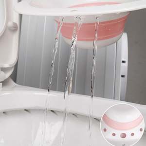 Lavabo de baño e inodoro plegable portátil para niños Material PP + TPR ecológico para niños - Product Image 3