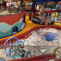 Aire de jeux intérieure à deux étages Nice Baby de 400 m² avec maison et cuisine factices, utilisation commerciale, grande piscine à balles pour les enfants de 3 à 15 ans