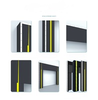 Joint de porte gonflable en PVC moderne, réglable et rétractable, avec installation par vis, pour baies de chargement et joints de quai
