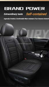 Tasarımcı lüks araba koltuğu kapakları siyah PVC tam Set evrensel nefes PU deri yeni enerji Rongwei I 5 spor tarzı araba koltuğu - Product Image 4
