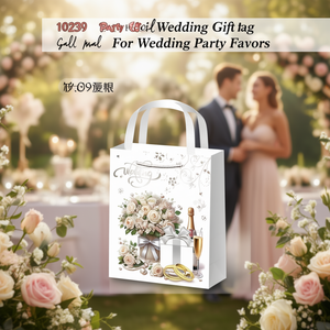 10239 <b>Gold</b> Foil <b>Wedding</b> Gift <b>Bag</b> Small Size <b>For</b> <b>Wedding</b> Party Favors - Product Image 2