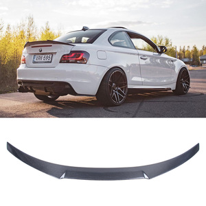 For 1 Series E82 Coupe Sedan M4 Style Carbon Fiber Rear Spoiler Trunk Wing 2007-2013 - Product Image 2