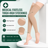 Chaussettes de compression mi-mollet Maso de qualité médicale pour la prévention des varices, opaques noires, 20-30 mmHg